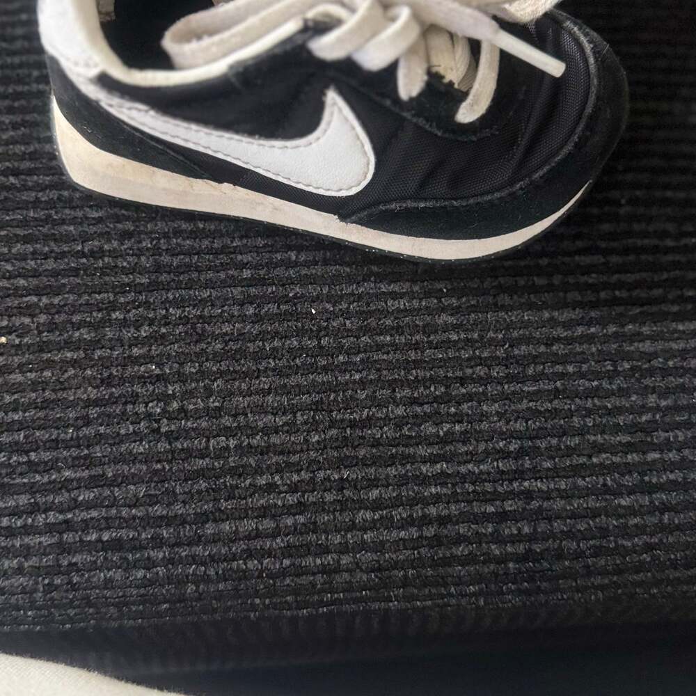 Nike Waffle Trainer 2 Toddler Shoes Black/White/Sail/Total Orange DC6479-001